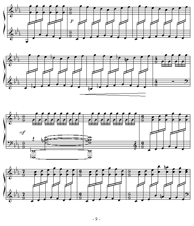 Bolero(钢琴谱)9