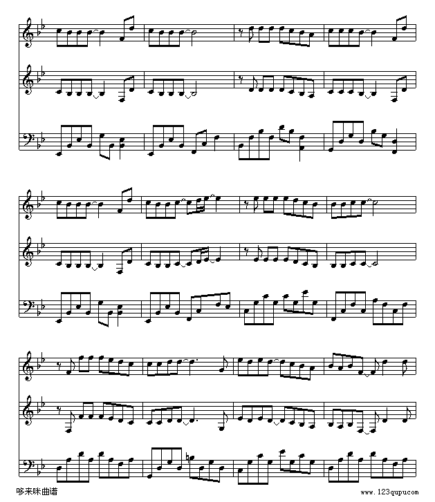 安静-周杰伦(钢琴谱)5