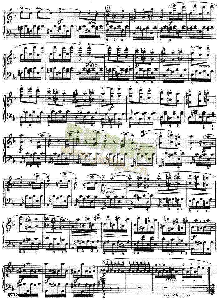 暴风雨-d小调第十七钢琴奏鸣曲-Op.31—2-贝多芬(钢琴谱)13
