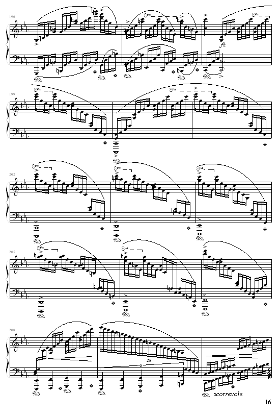 c小调练习曲(钢琴谱)16