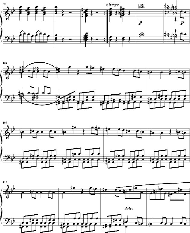 莫扎特第四十号交响曲(钢琴谱)6