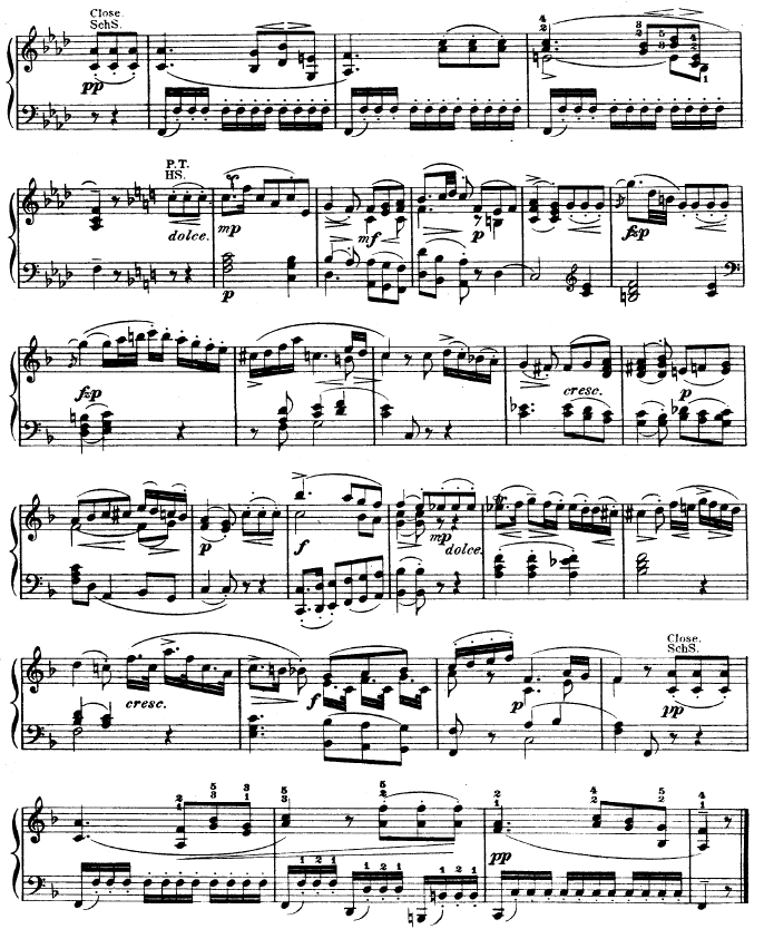 钢琴奏鸣曲kv330(钢琴谱)8