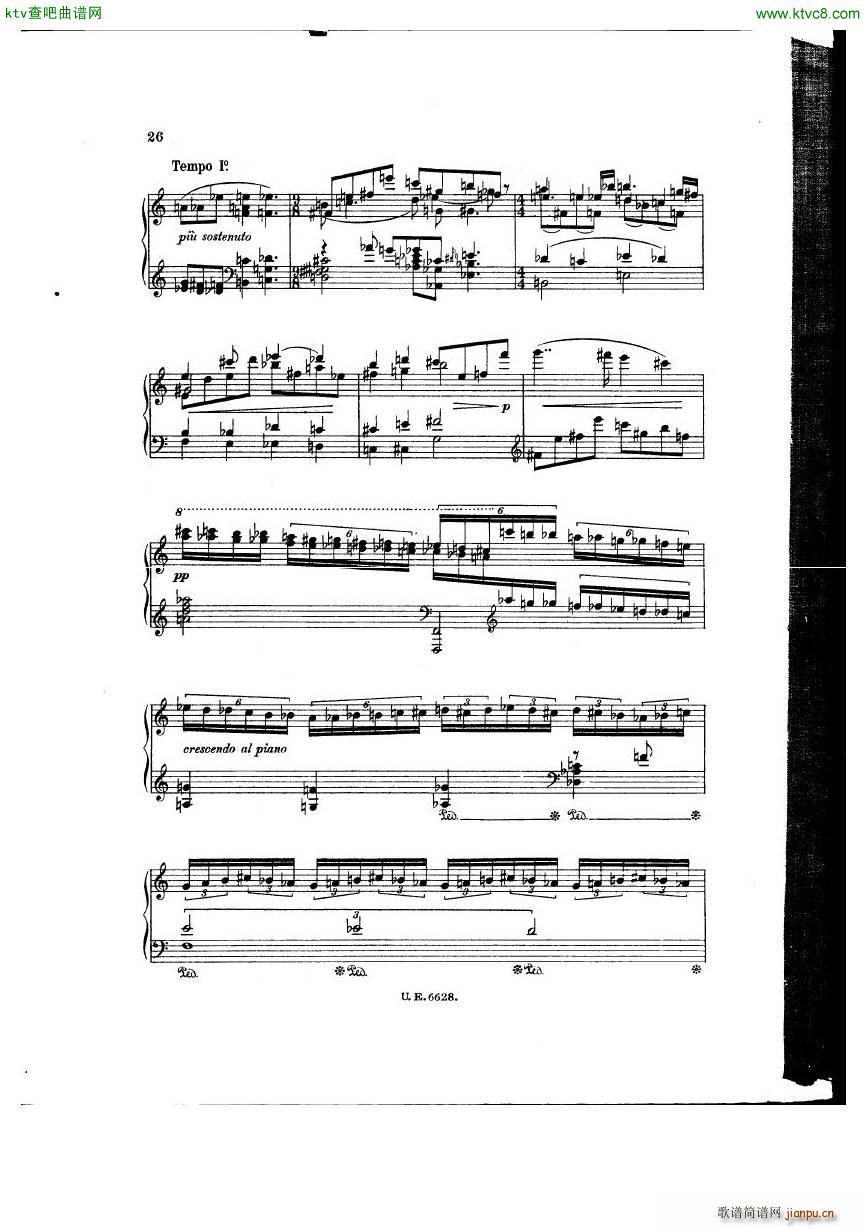 van Dieren 6 skizzen(钢琴谱)24
