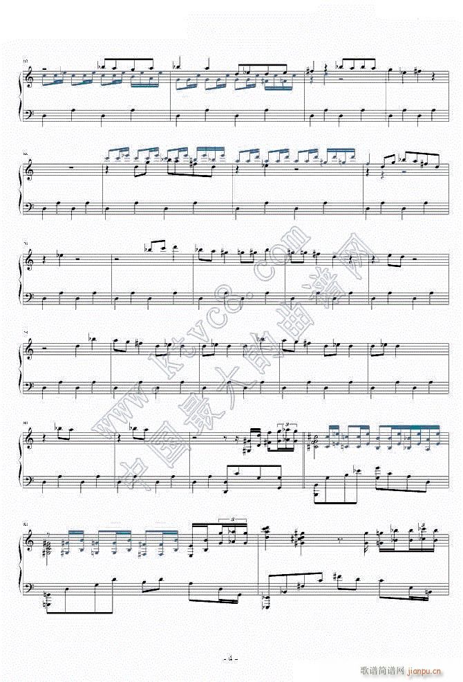 爱丽丝幻想曲4(钢琴谱)1