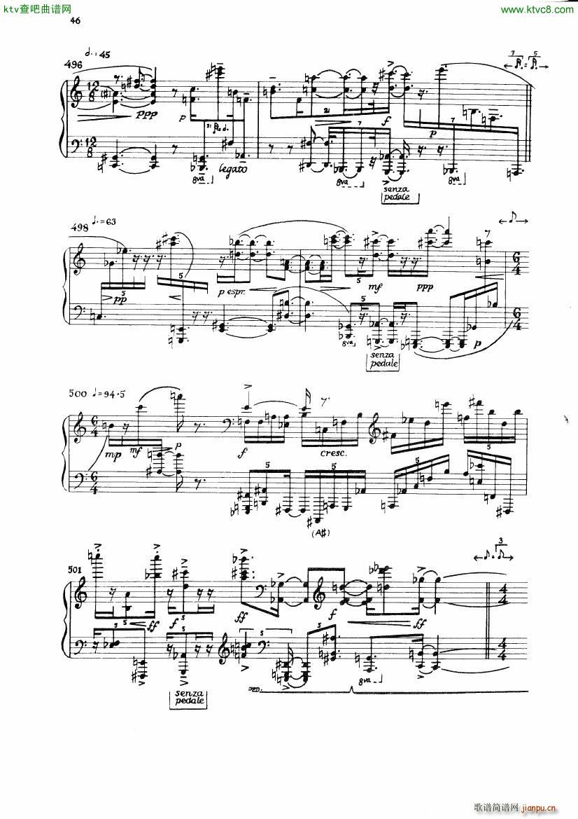 Carter Night Fantasies(钢琴谱)49