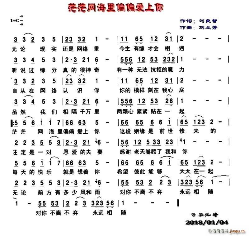 茫茫网海里偏偏爱上你(十字及以上)1