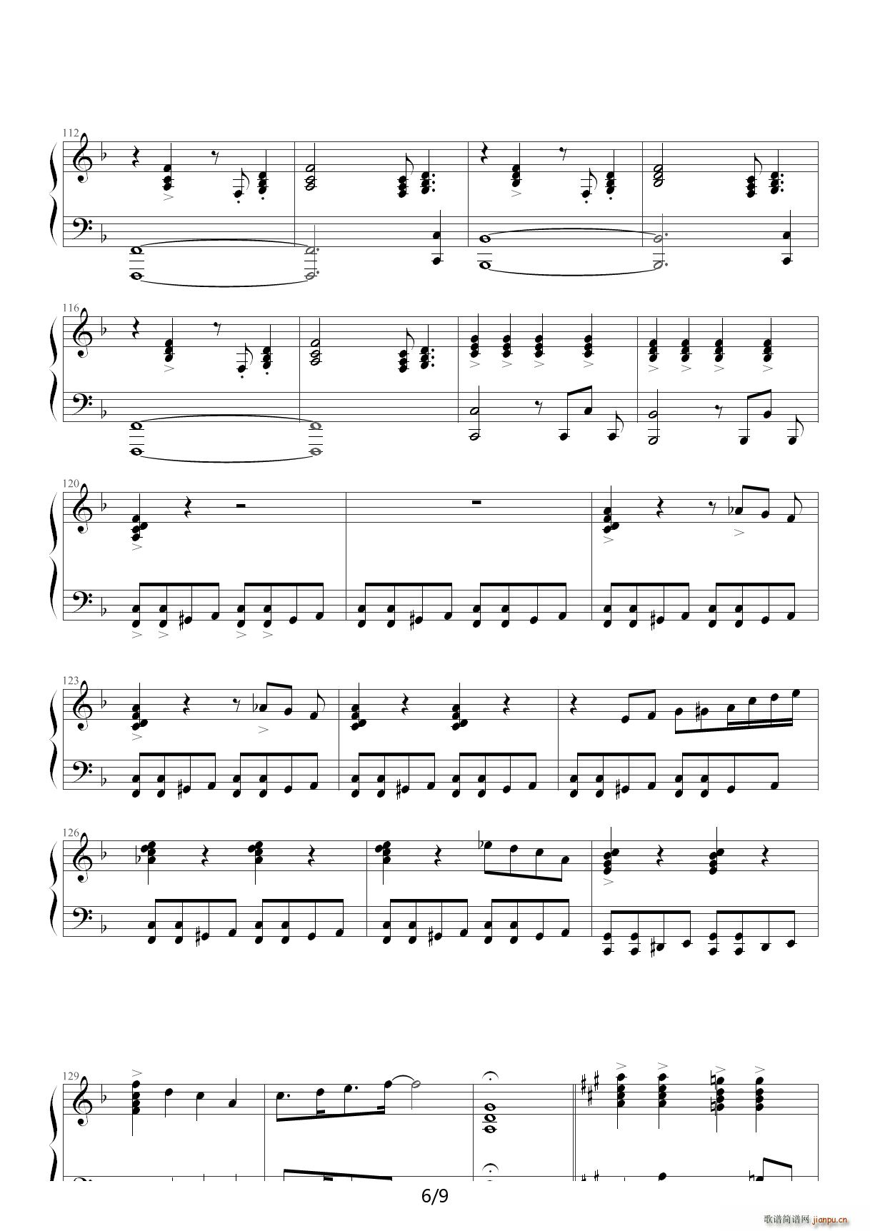 铃儿响叮当 变奏曲(钢琴谱)6