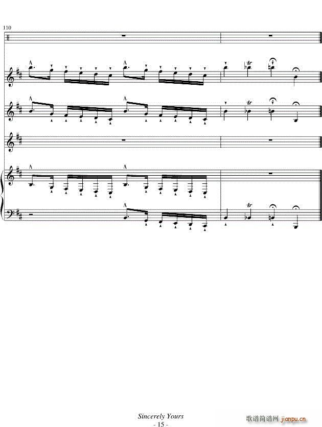 黑猫的探戈 变奏曲 钢琴(钢琴谱)15