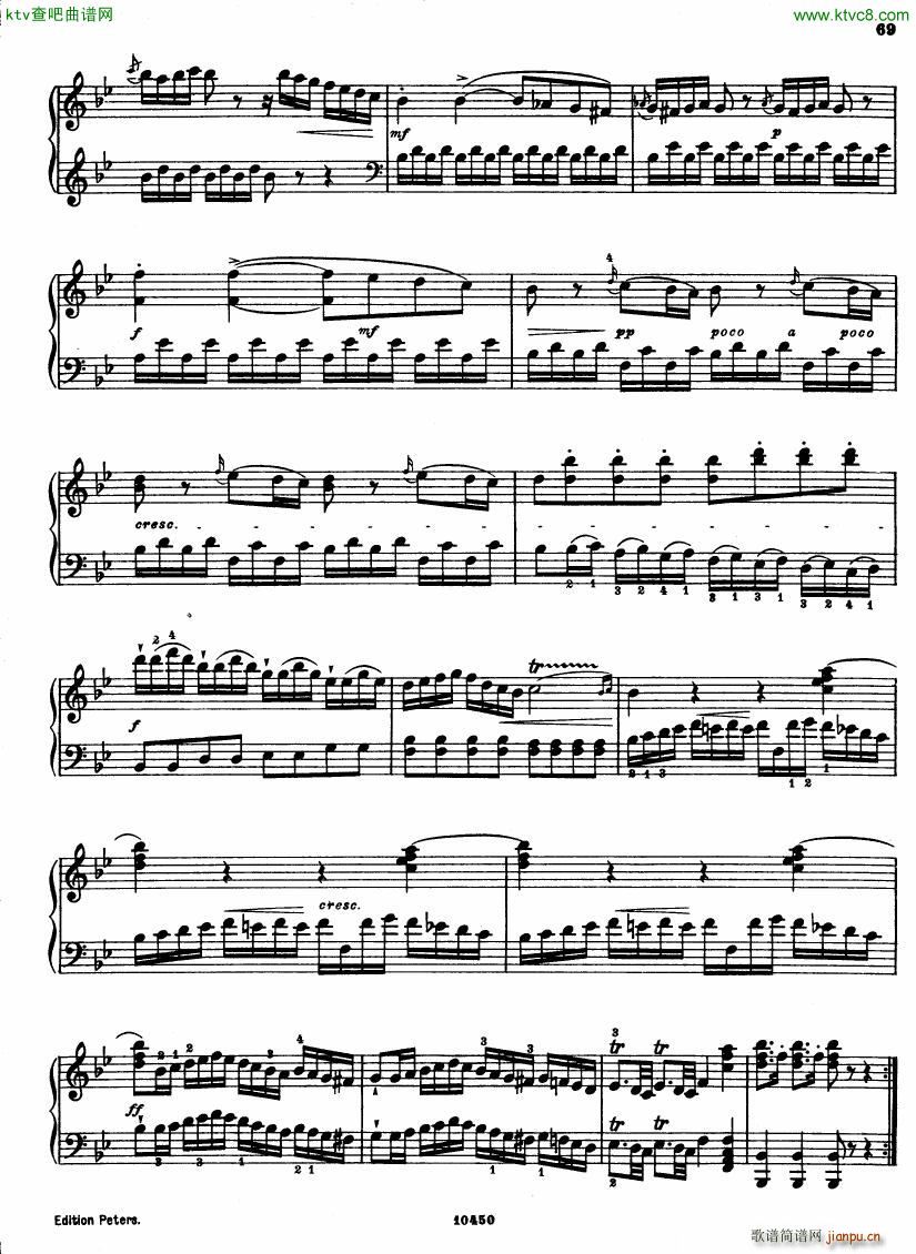 Bach JC op 17 no 6 Sonata(钢琴谱)13