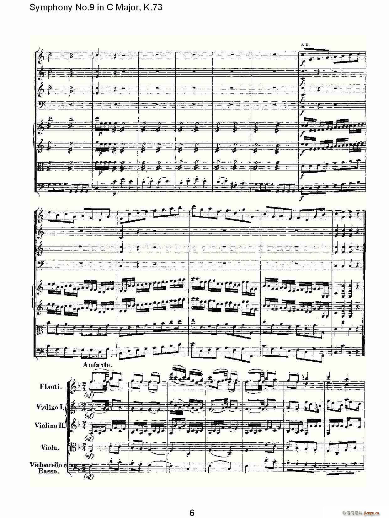 Symphony No.9 in C Major, K.73(十字及以上)7