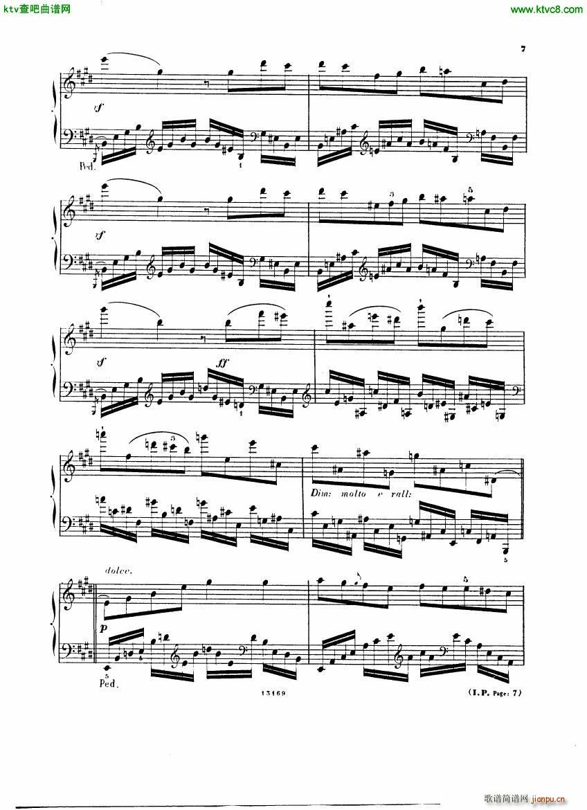 Alkan op 38 Trente Chants(钢琴谱)7