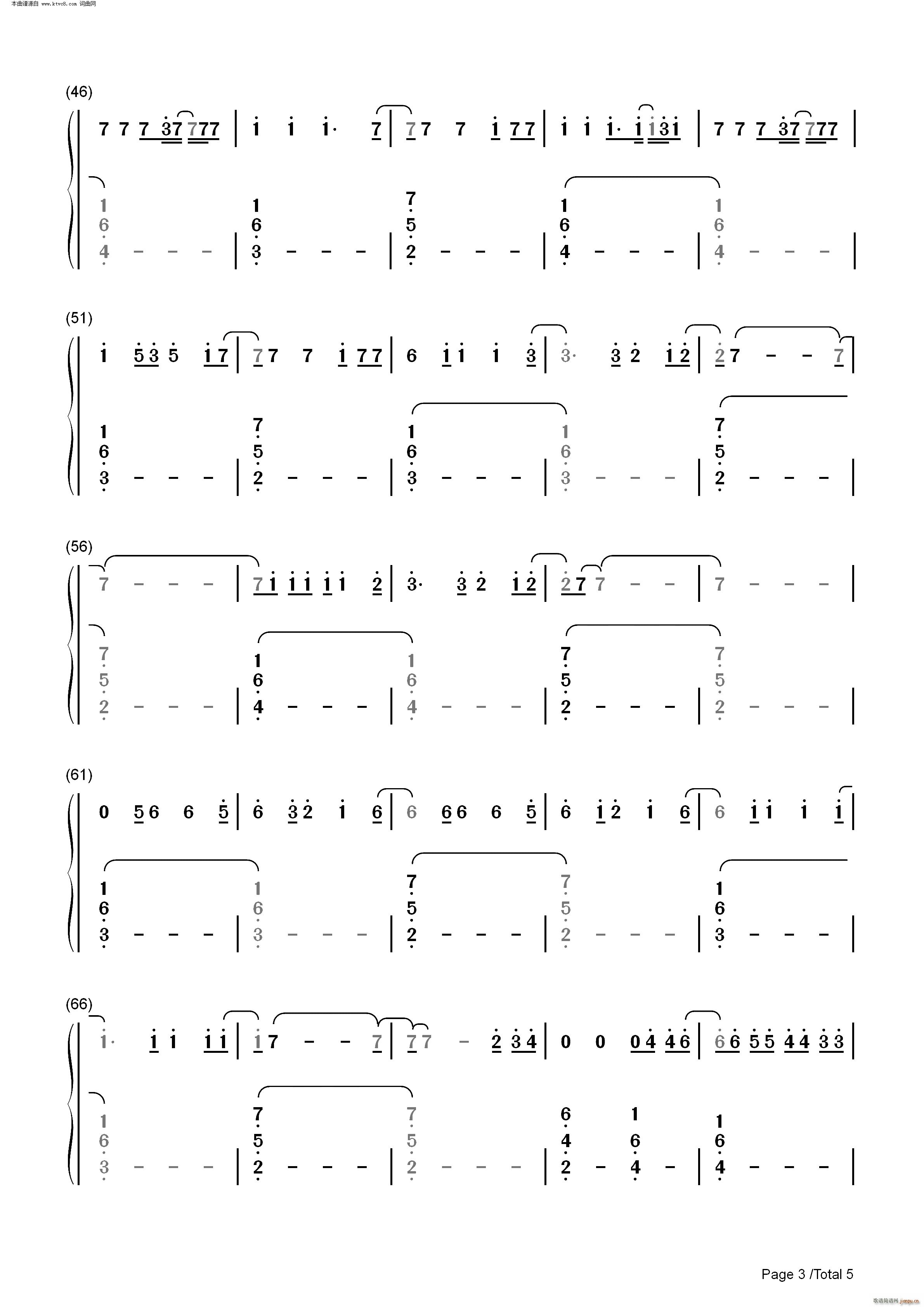 Sine From Above Lady Gaga ft Elton John(钢琴谱)8