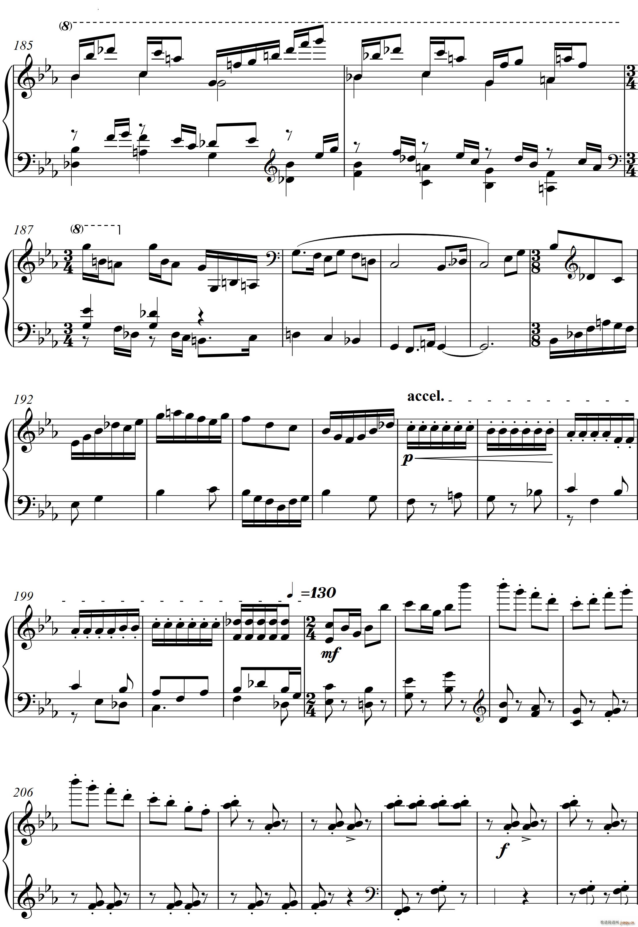 第23钢琴奏鸣曲 高甲缘 Piano Sonata No 23三个乐章(钢琴谱)7