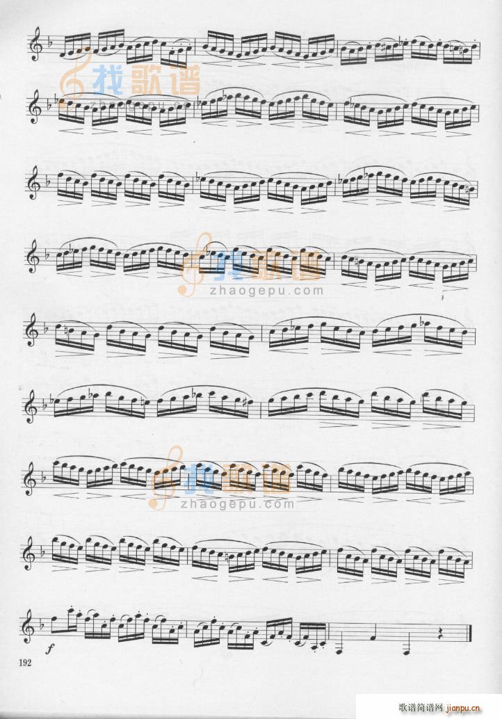 克洛捷练习曲九 法(单簧管谱)1