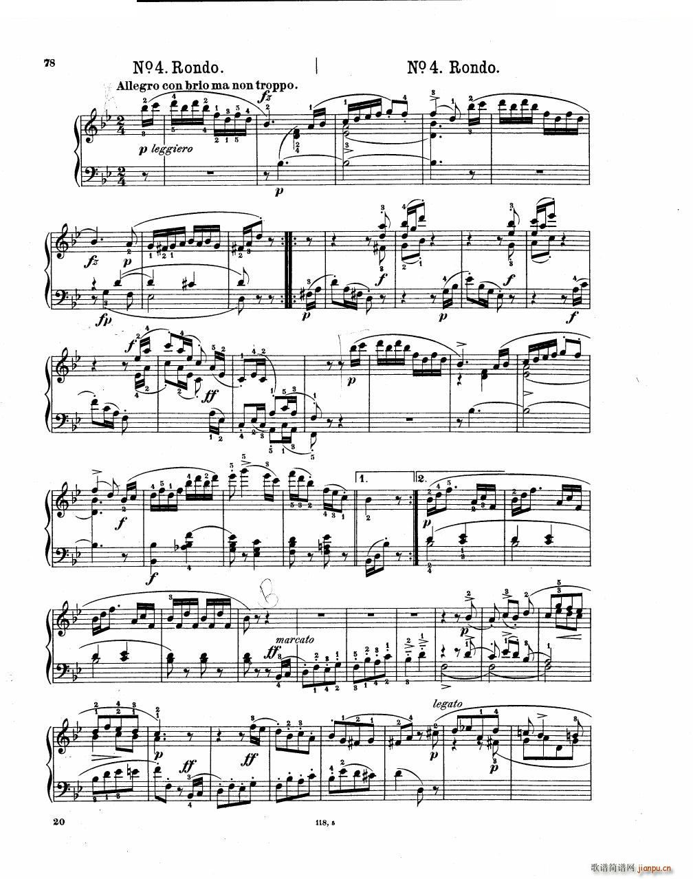 Hummel Bagatelles Op 107 Bagatelles Op 107(十字及以上)19