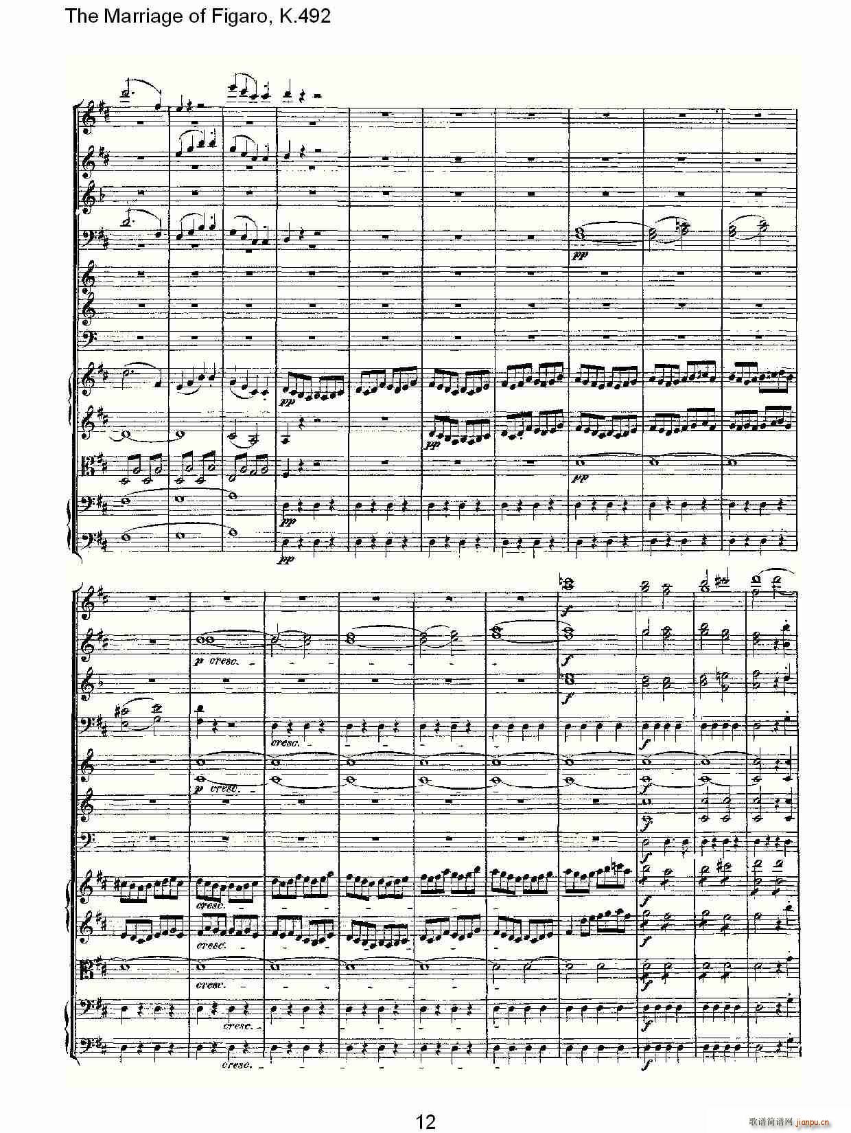 The Marriage of Figaro, K.492(十字及以上)12