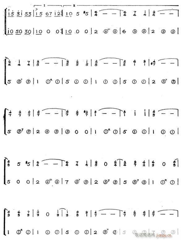 浮士德圆舞曲3(手风琴谱)1
