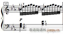 车尔尼 钢琴快速练习曲 Czerny 299 第21首 及练习提示(钢琴谱)5