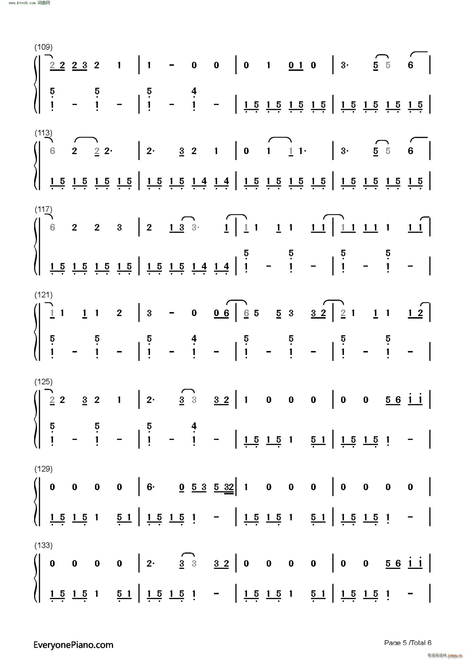 One Margarita(钢琴谱)13