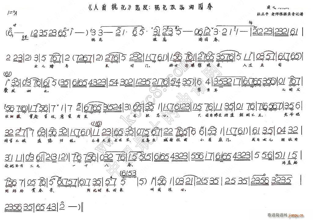 桃花放蕊满园春 人面桃花(十字及以上)1