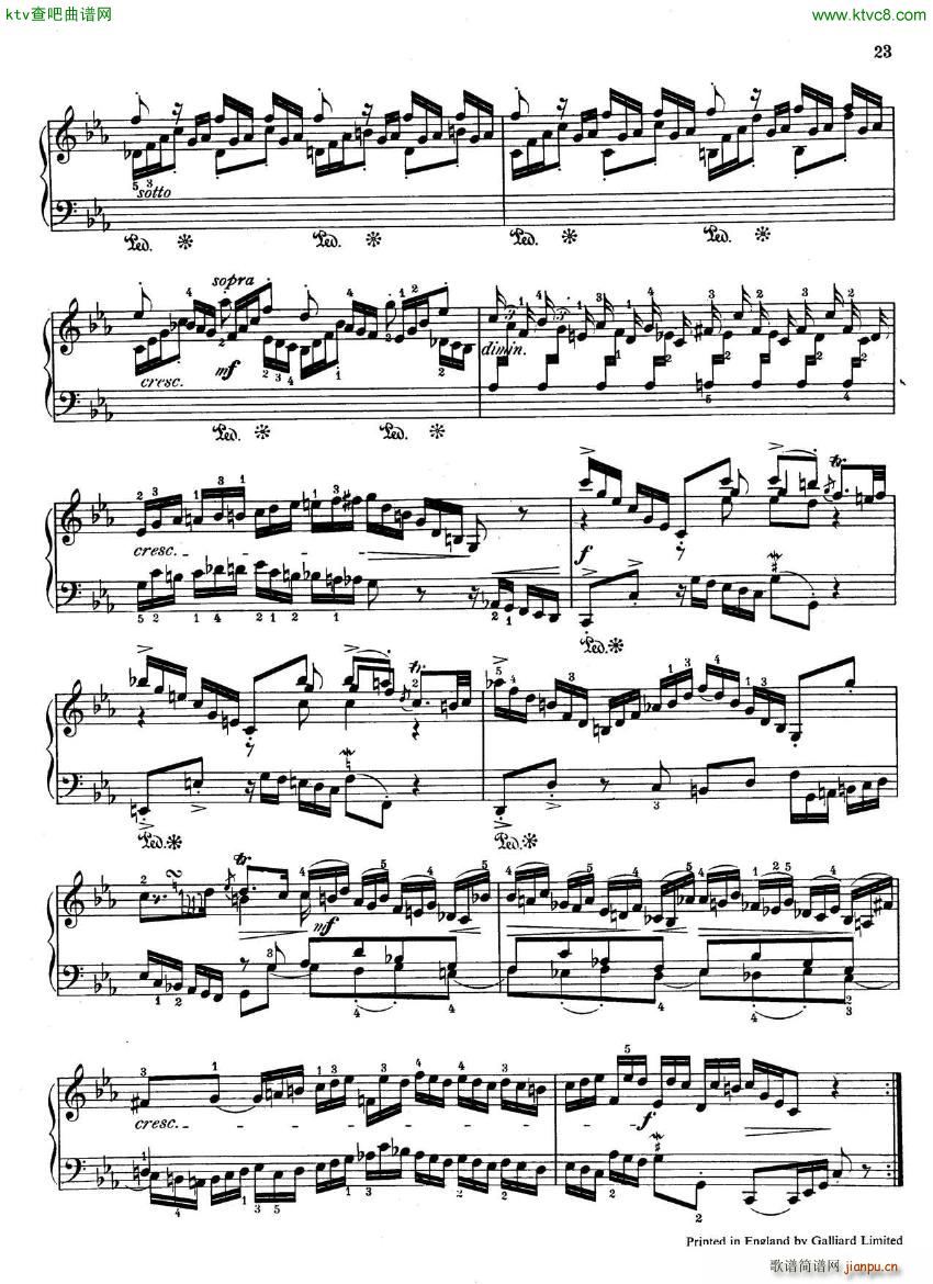 Bach JS BWV 906 Fantasia in C minor pf(钢琴谱)5