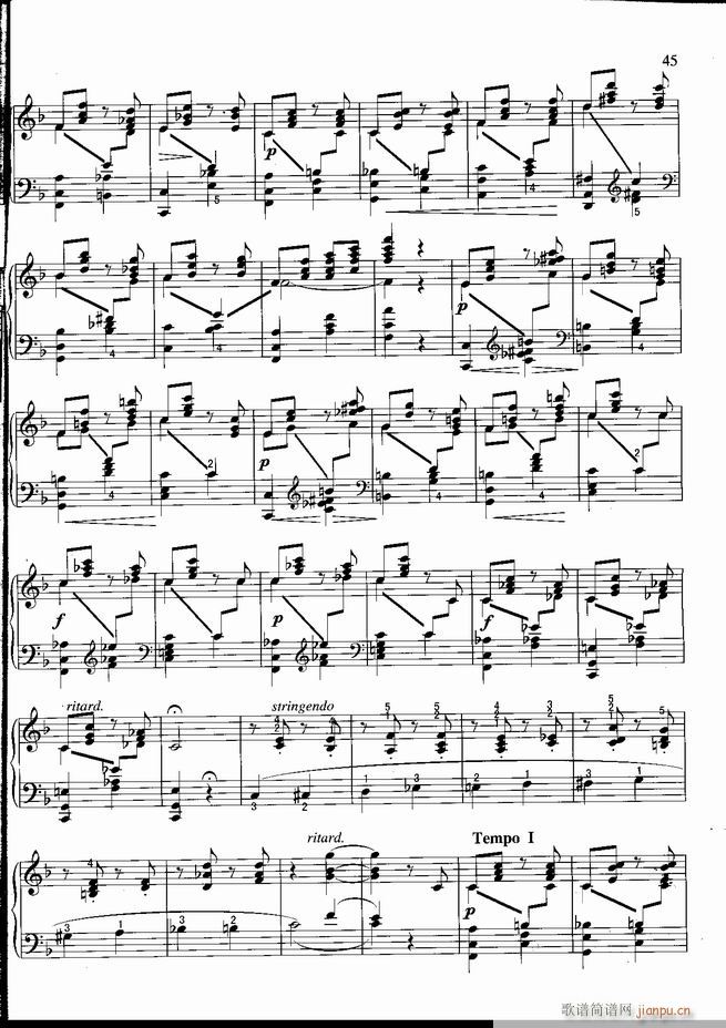 钢琴 不可不弹的世界钢琴名曲100首 五(钢琴谱)46