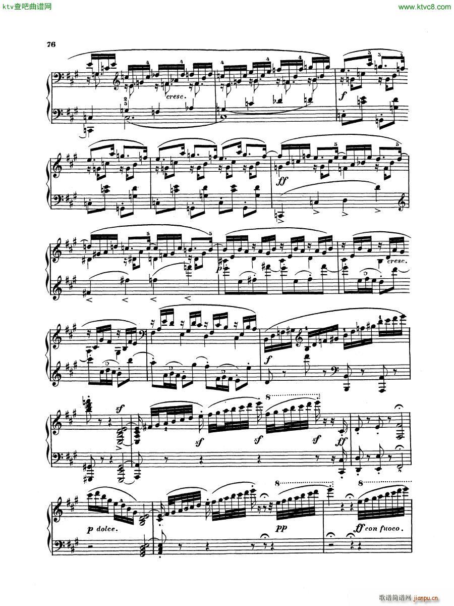 Hummel Sonata in F sharp minor Op 81(钢琴谱)3