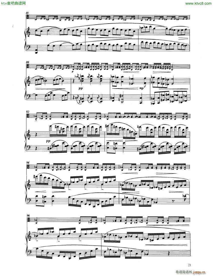 Hindemith Sonata 1 pn Part(钢琴谱)17