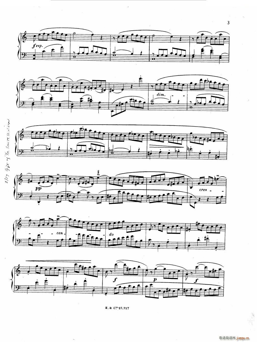 Hahn Reynaldo Piano sonatina Piano sonatina(十字及以上)3