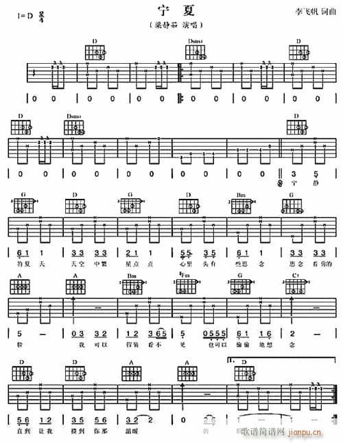 宁夏-梁静茹---可听(十字及以上)1