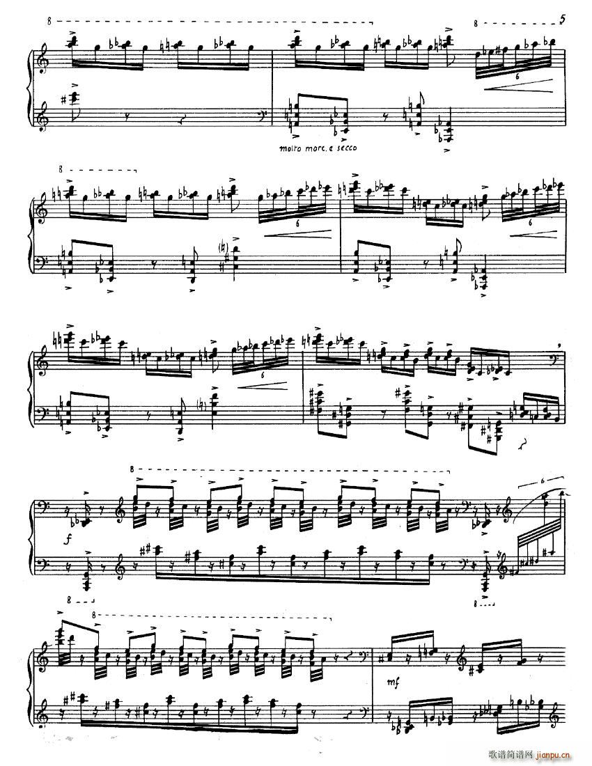 Boutry Toccata(钢琴谱)5
