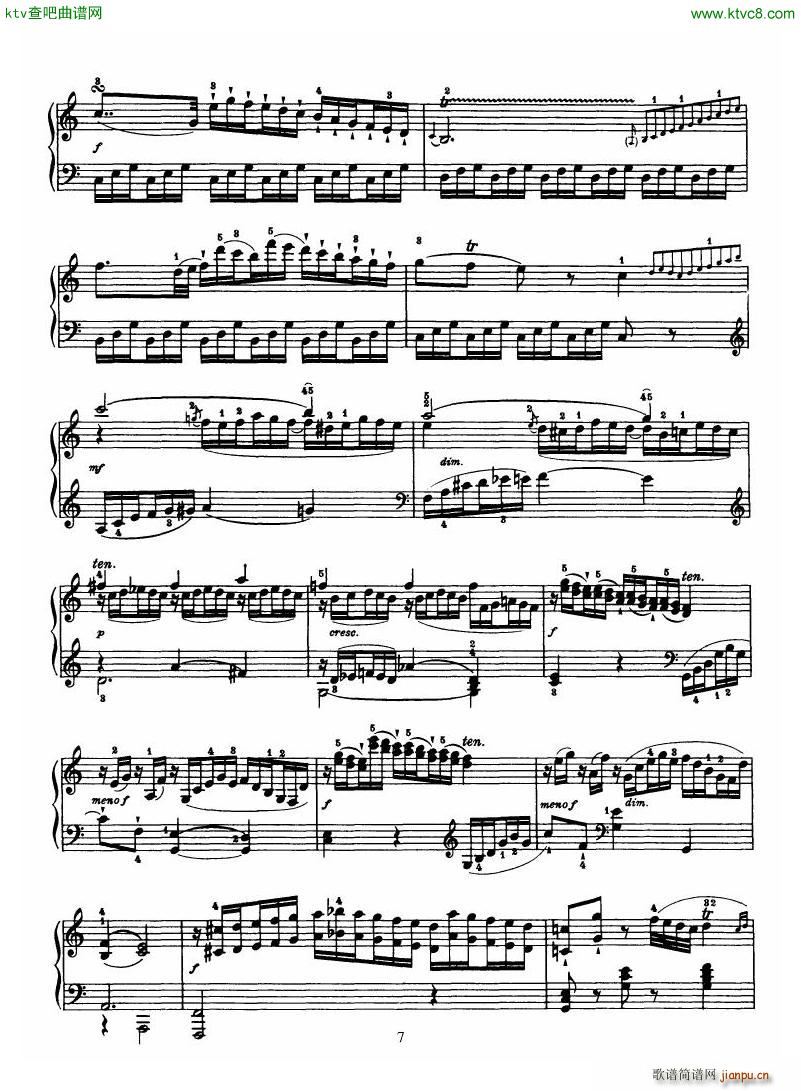 Haydn Piano Sonata No 39 In G(钢琴谱)7