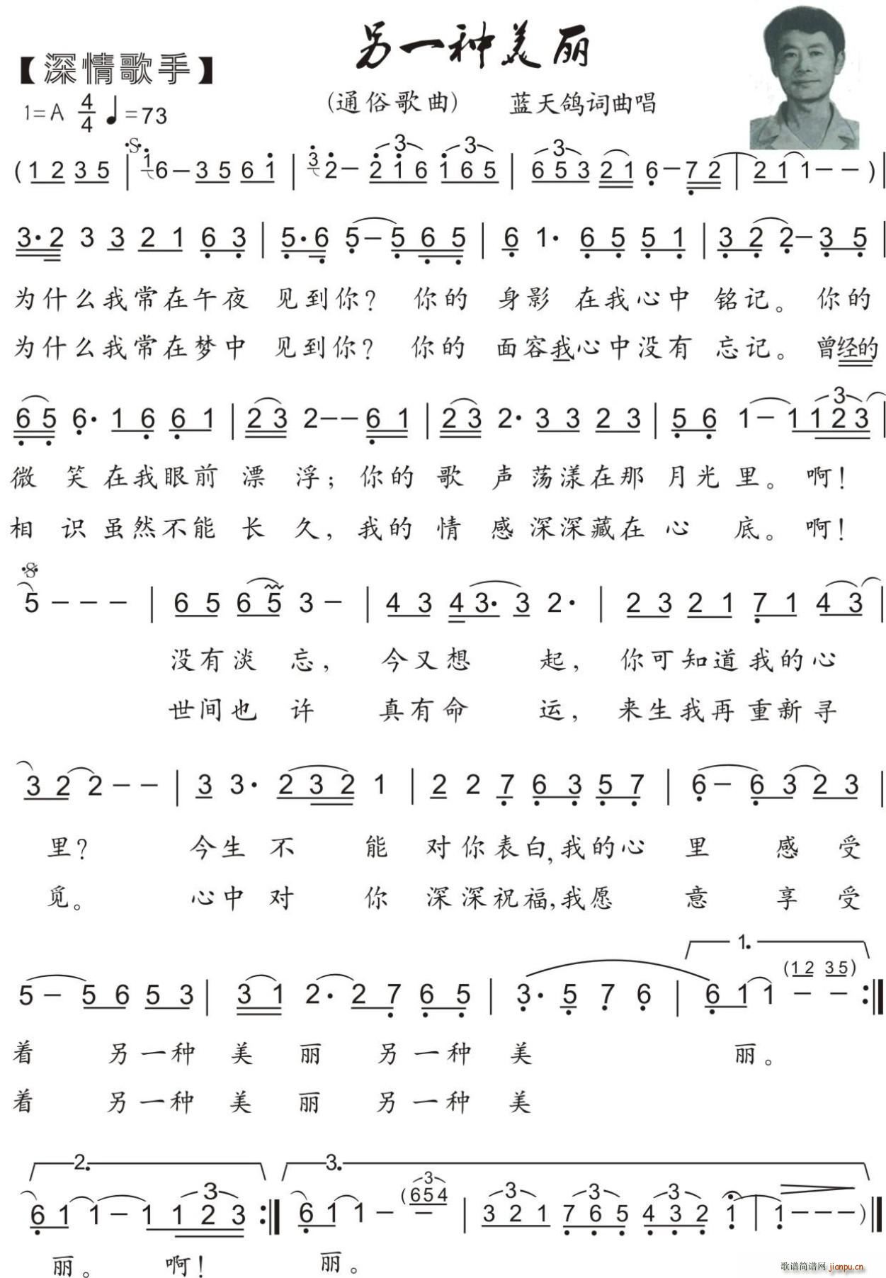 39 另一种美丽 通俗歌曲 唱(十字及以上)1
