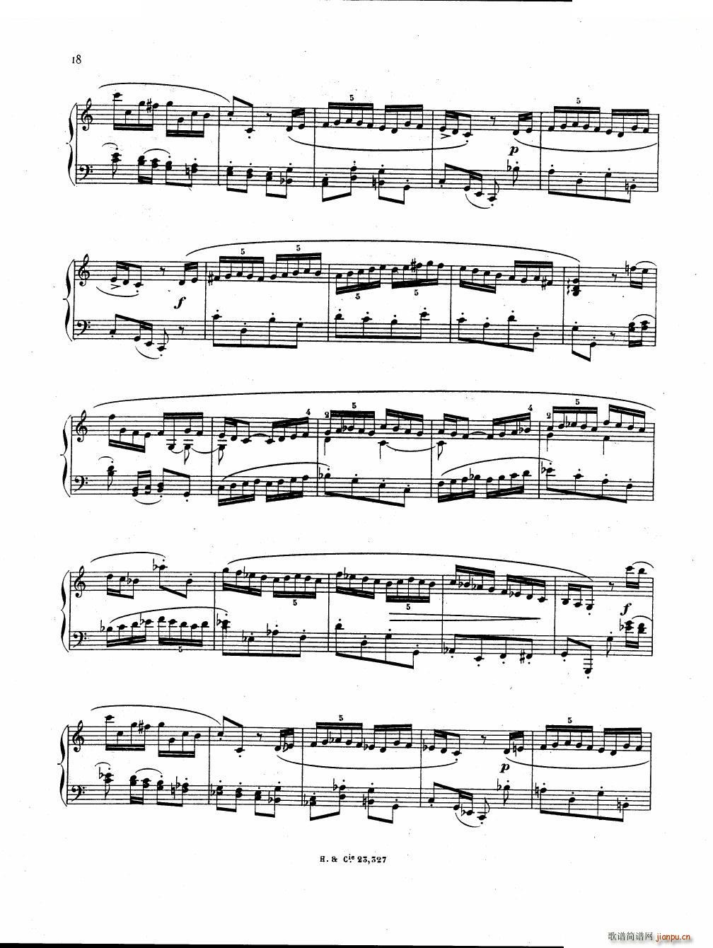 Hahn Reynaldo Piano sonatina Piano sonatina(十字及以上)18
