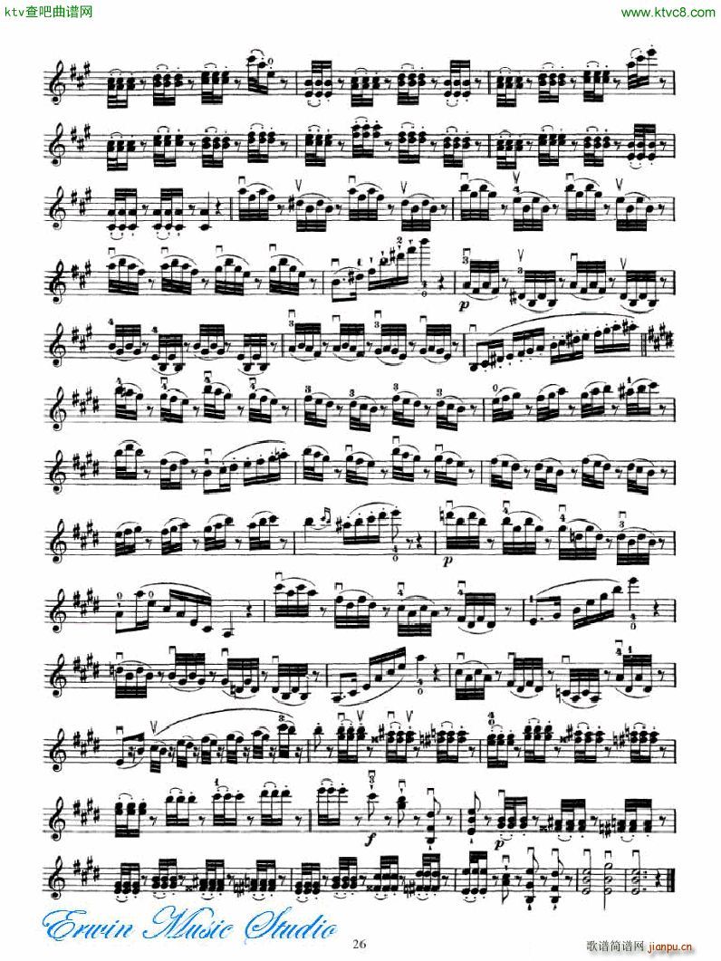 马扎斯 75首渐进式旋律练习 图书2 27首Brilliante 练习2(十字及以上)10