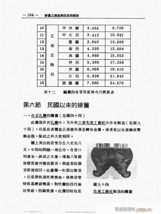 排箫之演进与技法的探讨101-120(笛箫谱)6