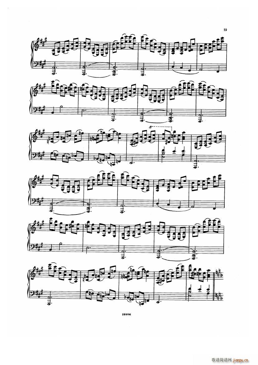 Albeniz op 65 Etudes no 1 7(钢琴谱)19