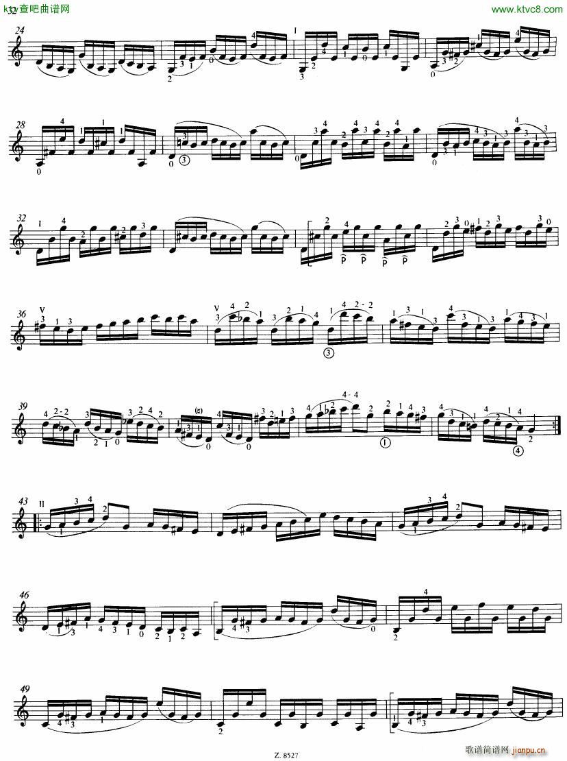 Bach JS BWV 1005 Sonata for Solo Violin in C(钢琴谱)41