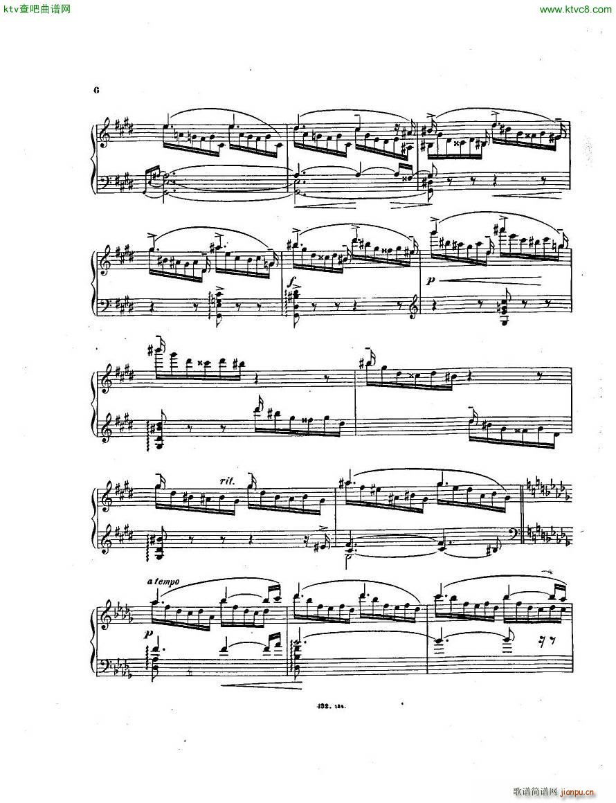 Antipov op 8 Deux Preludes(钢琴谱)6