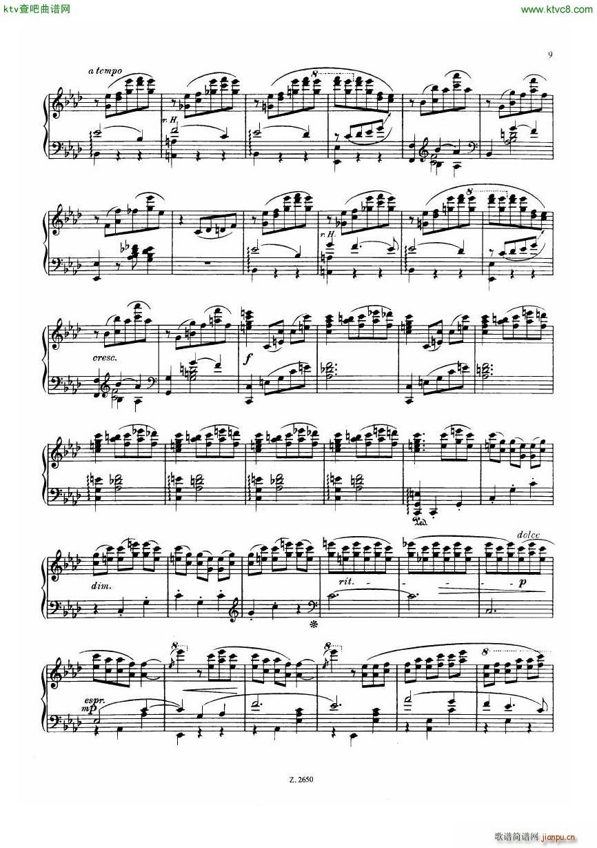 delibes dohnanyi two waltzes 1 naila waltz(钢琴谱)9