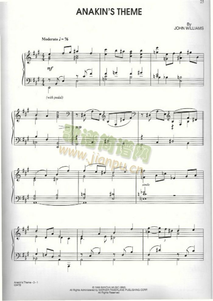 ANAKINSTHEME(吉他谱)1