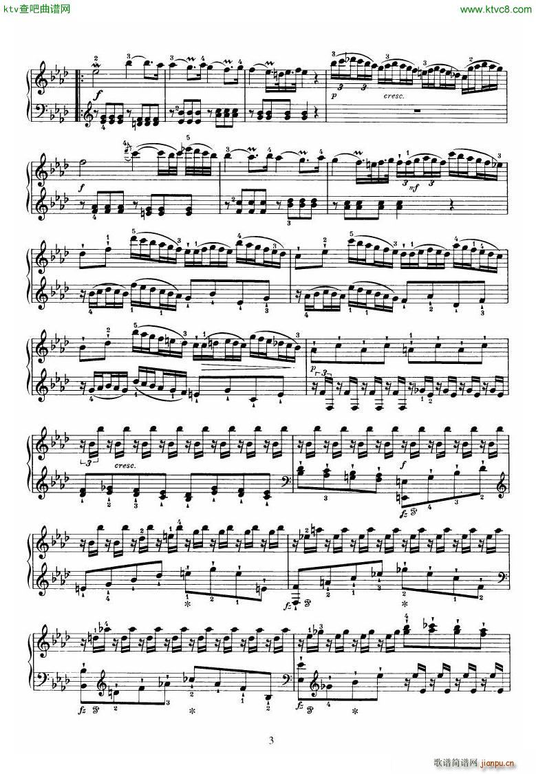 Piano Sonata No 46 in Ab(钢琴谱)3