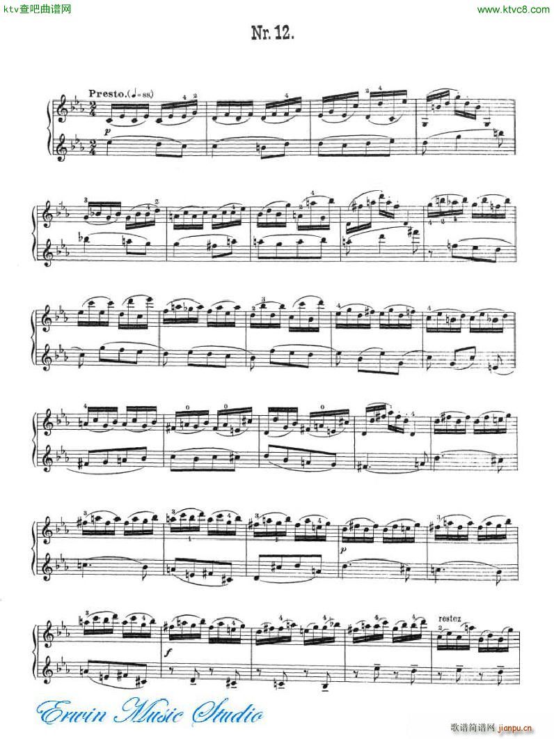 加维尼耶 24首隨想曲Pierre Gavinies 24 Caprices 09 12(十字及以上)13