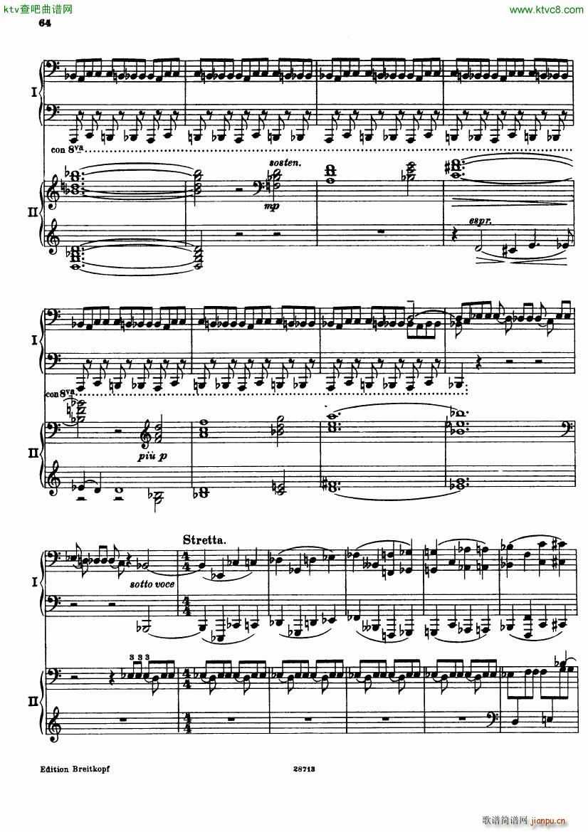 Busoni Fantasia contrappuntistica 2p 2(钢琴谱)30