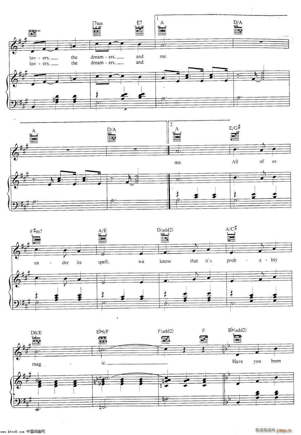 Rainbow Connection 布偶电影(钢琴谱)3