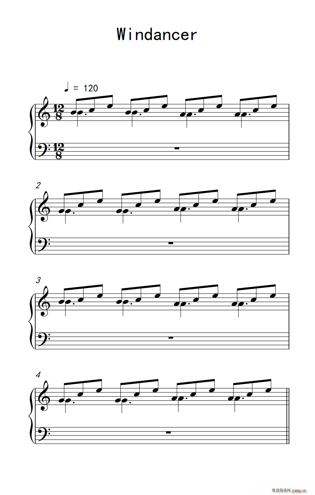 Windancer(九字歌谱)1