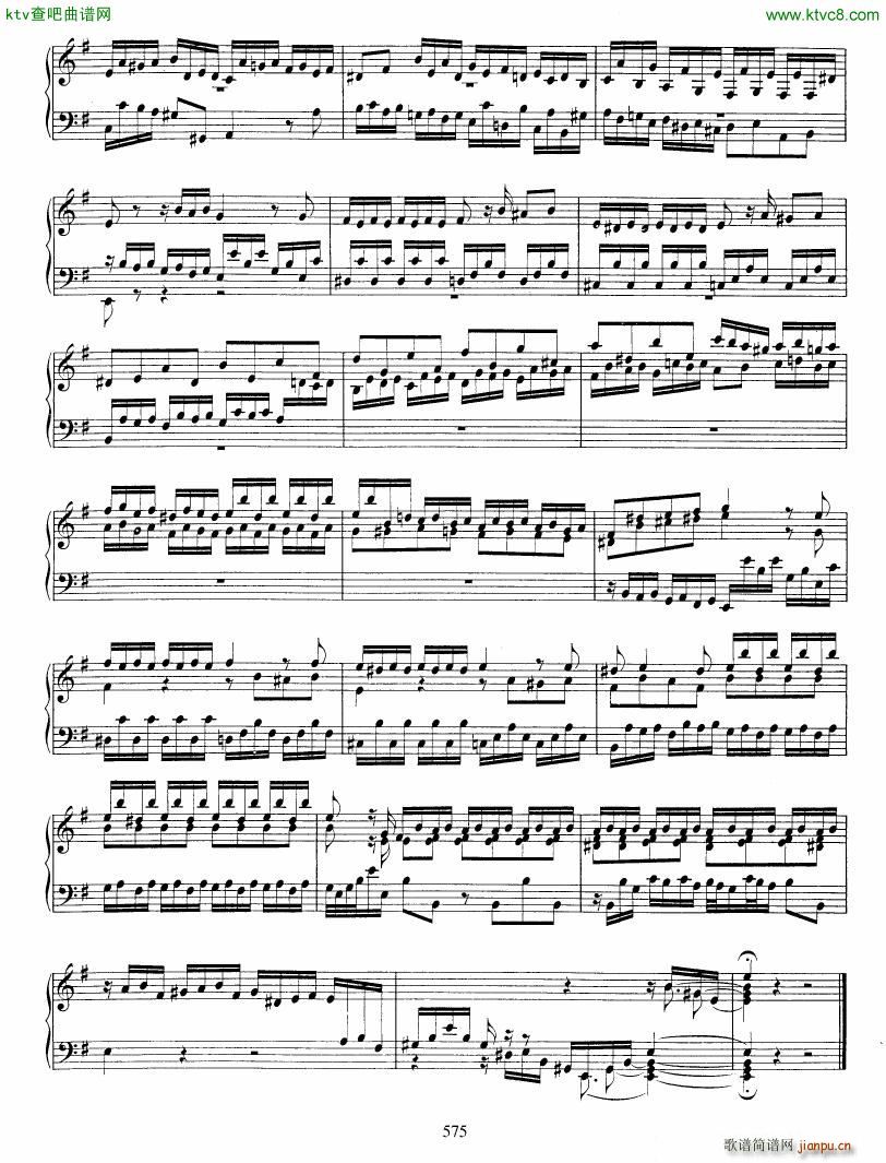 Bach JS BWV 914 Toccata in e(钢琴谱)7