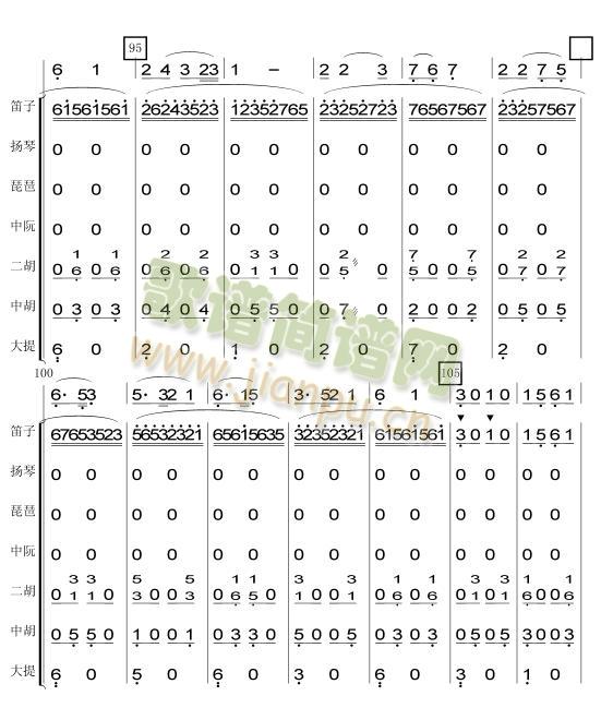 采茶舞曲总谱(总谱)7