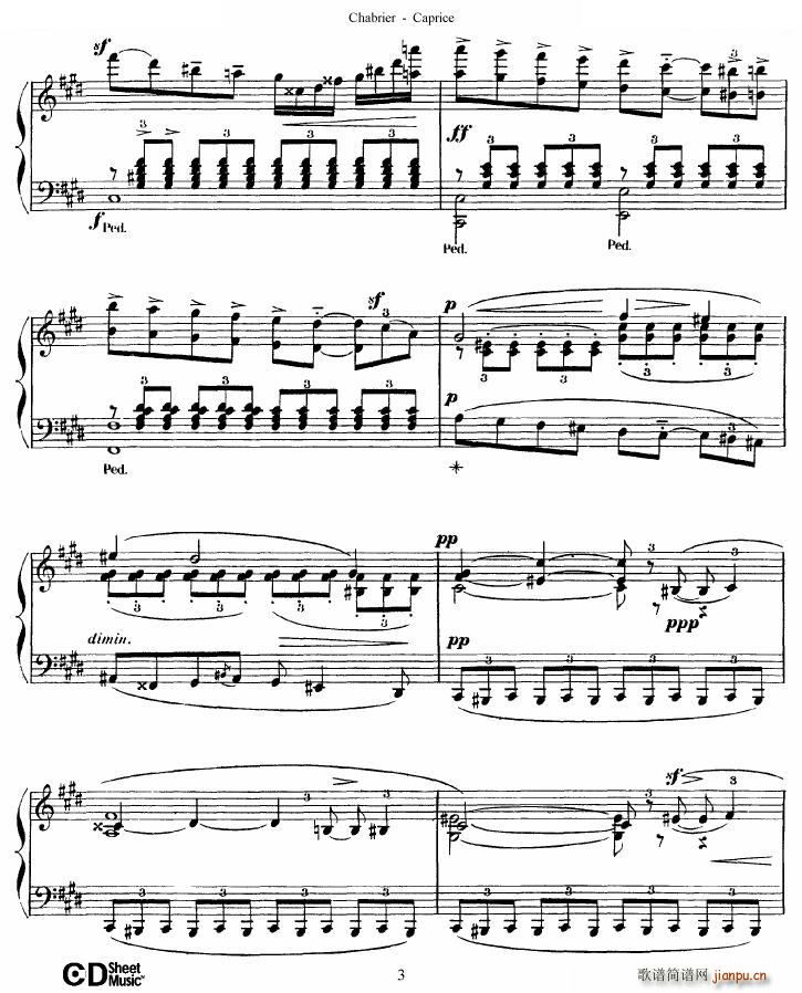 Chabrier Caprice Caprice(十字及以上)3