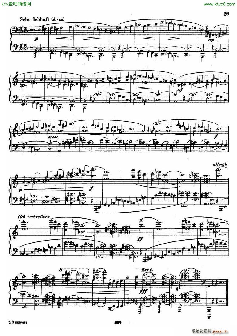 Hindemith Sonata No 1(钢琴谱)27